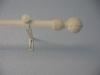 Decorative curtain rods
