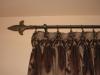 Decorative curtain rods