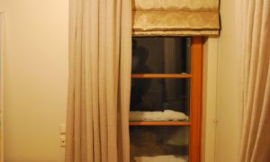 linen door curtains